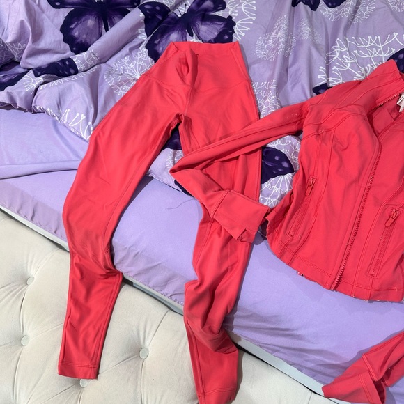 Lulelemon Define Cropped Jacket & Leggings (Align High Rise Pant 28”) - Picture 2 of 6